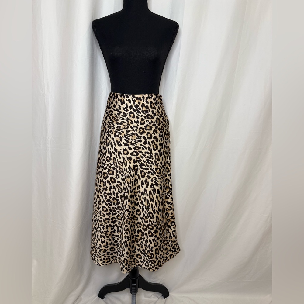 NWOT J. Crew Animal Gwyneth Slip skirt - Picture 2 of 2